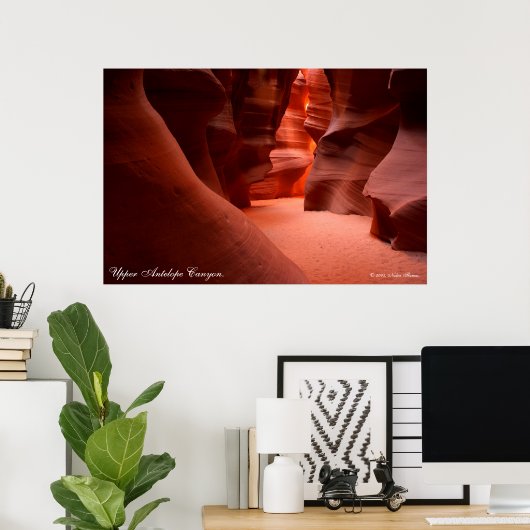 Upper Antelope Canyon Poster (Thuiskantoor)