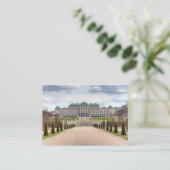 Upper Belvedere Wenen Oostenrijk Visitekaartje (Staand voorkant)