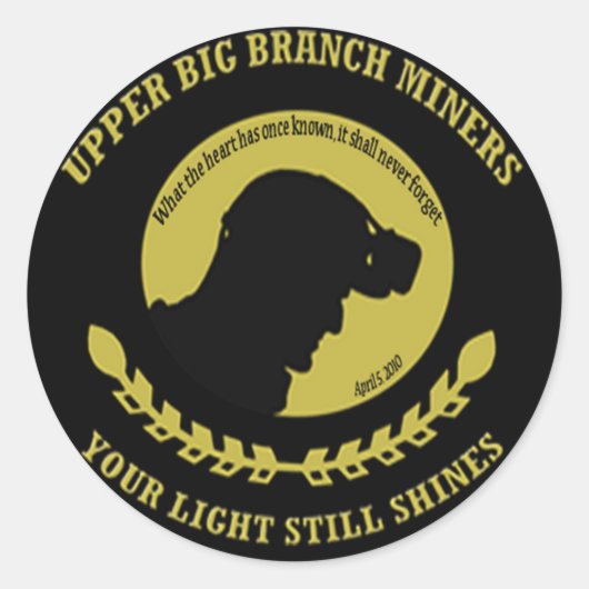 Upper Big Branch Miner Memorial Stickers (Voorkant)