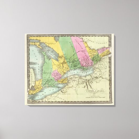 Upper Canada 4 Canvas Afdruk (Voorkant)