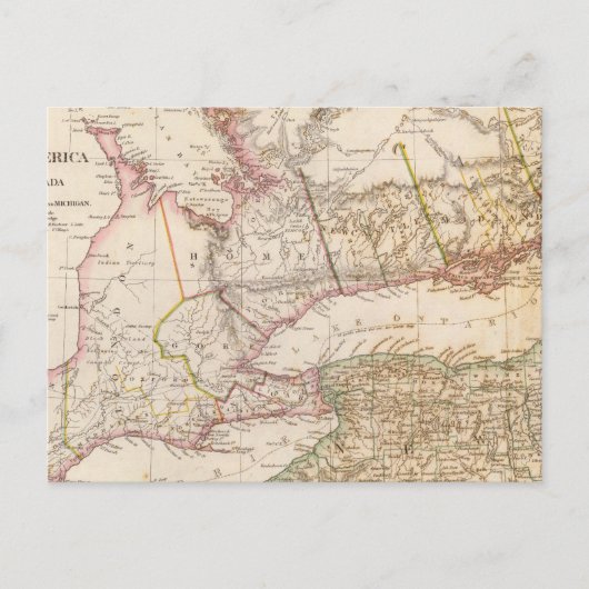 Upper Canada, NY, Penn, Mich Briefkaart (Voorkant)
