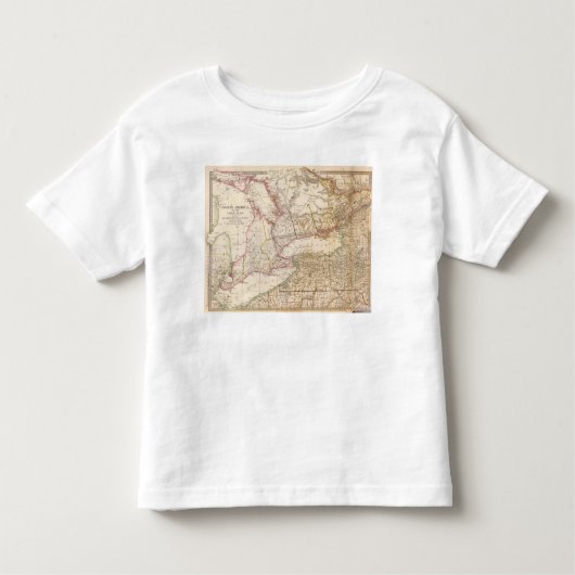 Upper Canada, NY, Penn, Mich Kinder Shirts (Voorkant)