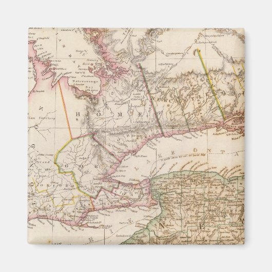 Upper Canada, NY, Penn, Mich Magneet (Voorkant)