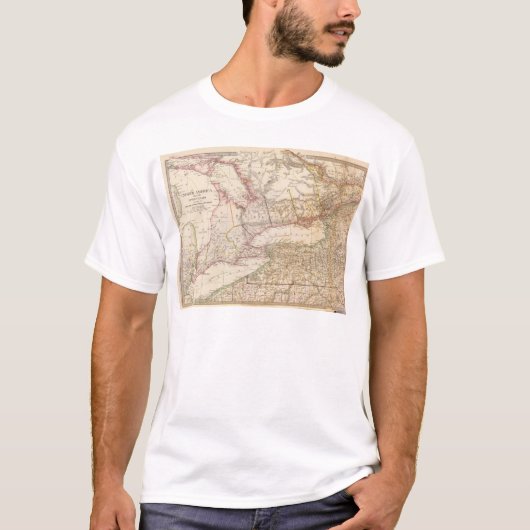 Upper Canada, NY, Penn, Mich T-shirt (Voorkant)
