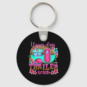 Upper Cl Trailer Trash Kamperen Maken Herinneringe Sleutelhanger