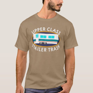 Upper Classrailerrash I Camping vrienden T-shirt