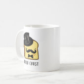 Upper Crust Funny Bread Pun Koffiemok (Voorkant links)
