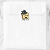 Upper Crust Funny Bread Pun Ronde Sticker (Tas)