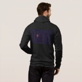 Upper Dimension of Universes Men's Zip-Up Hoodie (Achterkant volledig)