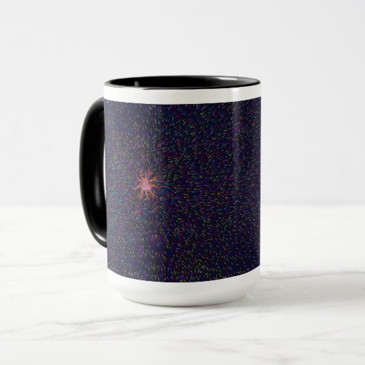 Upper Dimension of Universes Mug Mok (Voorkant links)