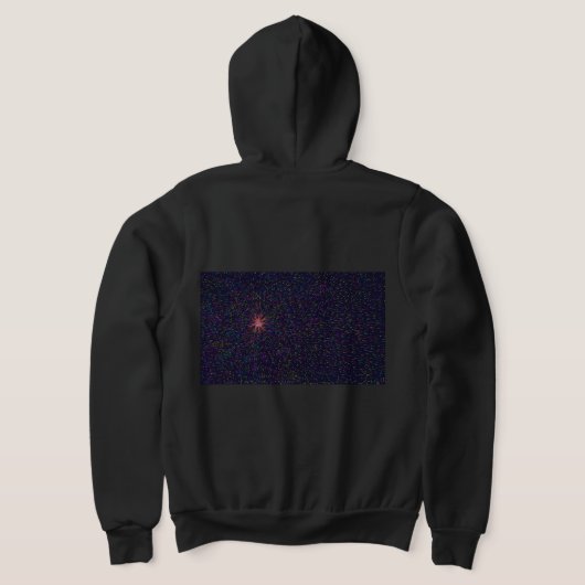 Upper Dimension of Universes Women's Zip-Up Hoodie (Laag Achter)
