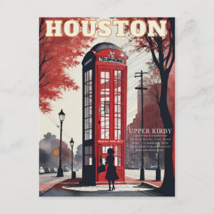 Upper Kirby, Houston, Texas ansichtkaart Briefkaart