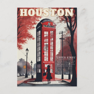 Upper Kirby, Houston, Texas ansichtkaart Briefkaart