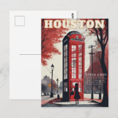 Upper Kirby, Houston, Texas Ansichtkaart Briefkaart (Voorkant / Achterkant)