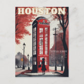 Upper Kirby, Houston, Texas Ansichtkaart Briefkaart (Voorkant)