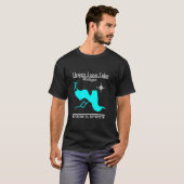 Upper Long Lake Michigan T-Shirt met lange mouwen (Voorkant volledig)