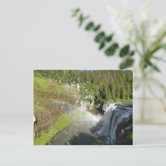 Upper Mesa Falls Briefkaart (Staand voorkant)