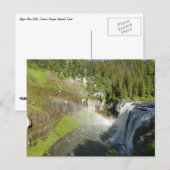 Upper Mesa Falls Briefkaart (Voorkant / Achterkant)