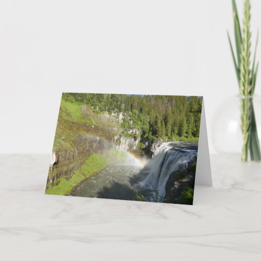 Upper Mesa Falls Kaart (Voorkant)