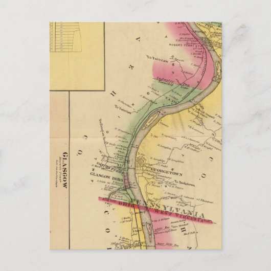 Upper Ohio Briefkaart (Voorkant)