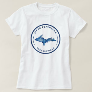 Upper Peninsula Pure Michigan Waterverf T-shirt