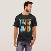 Upper Peninsula Retro Yooper Hooded T-shirt (Voorkant volledig)