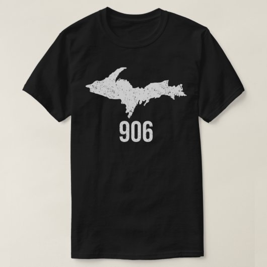 Upper Peninsula UP 906 Yooper Pride Michigan Roots T-shirt (Design voorkant)