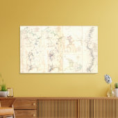 Upper Potomac McCoys Ferry-Conrads Ferry Canvas Afdruk (Insitu (Woonkamer))