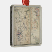 Upper Potomac McCoys Ferry-Conrads Ferry Metalen Ornament (Rechts)