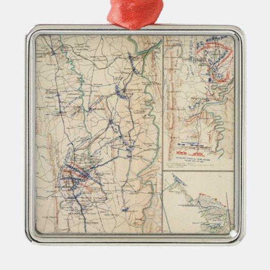 Upper Potomac McCoys Ferry-Conrads Ferry Metalen Ornament (Voorkant)