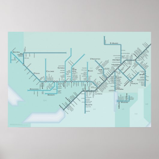 Upper Saint Lawrence Poster (Voorkant)