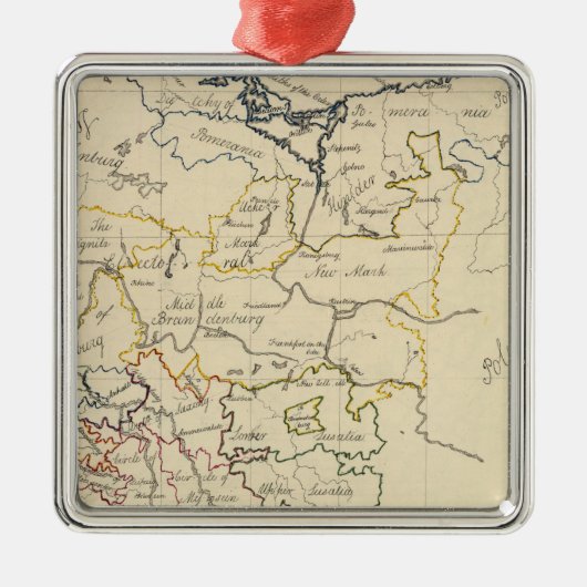 Upper Saksen 2 Metalen Ornament (Voorkant)
