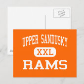 Upper Sandusky - Rams - Senior - Upper Sandusky Briefkaart (Voorkant / Achterkant)