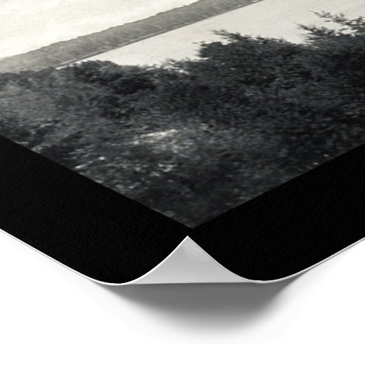 Upper Saranac Lake Foto 1912 Poster (Hoek)