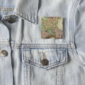 Upper Saxony Vierkante Button 5,1 Cm (In situ)