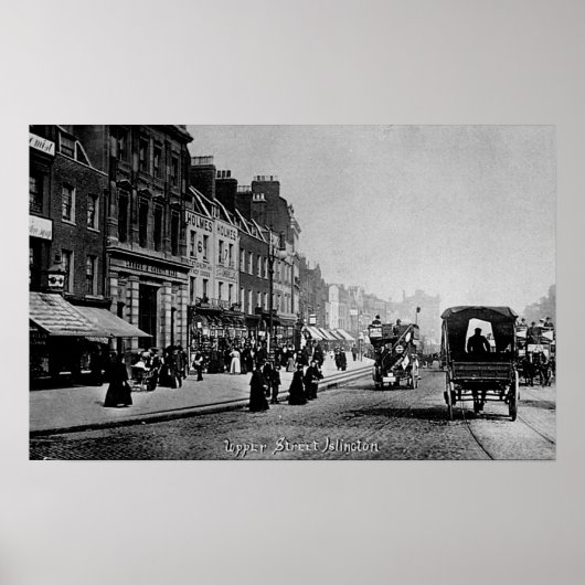 Upper Street, Islington, c.1906 Poster (Voorkant)