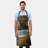 Upper Tahquamenon Herfst schort (Gedragen)