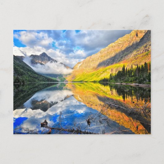 Upper Two Medicine Lake op Sunrise Briefkaart (Voorkant)