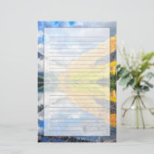 Upper Two Medicine Lake op Sunrise Briefpapier (Staand voorkant)