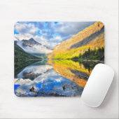 Upper Two Medicine Lake op Sunrise Muismat (Met muis)