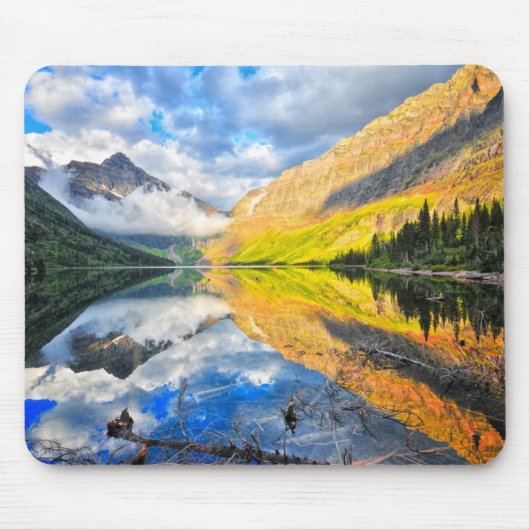 Upper Two Medicine Lake op Sunrise Muismat (Voorkant)