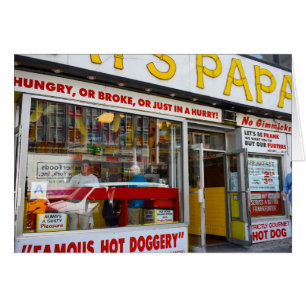 Upper West Side Hot Dog Shop New York City NYC