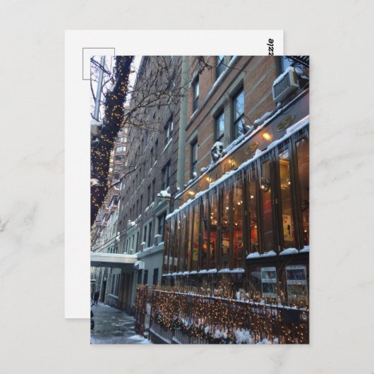 Upper West Side Icicles New York City Winter NYC Briefkaart (Voorkant / Achterkant)