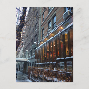 Upper West Side Icicles New York City Winter NYC Briefkaart