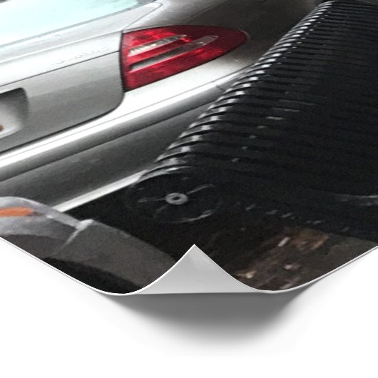 Upper West Side NYC Sneeuwkerstlampjes New York Poster (Hoek)