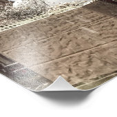 Upper West Side Snowman New York City NYC Snow Foto Afdruk (Hoek)