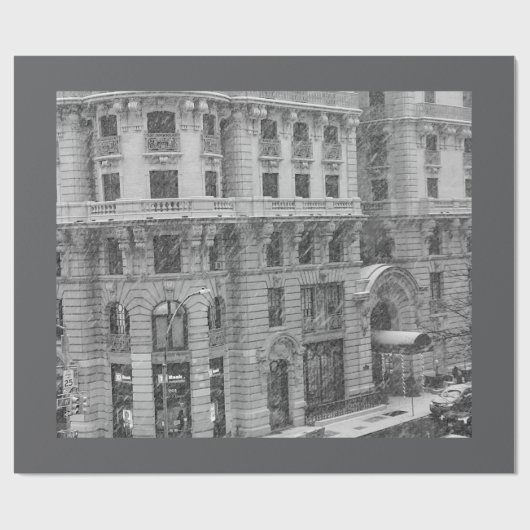 Upper West Side Winter Wrapping Paper Cadeaupapier (Vlak)