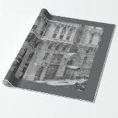 Upper West Side Winter Wrapping Paper Cadeaupapier (Uitgerold)