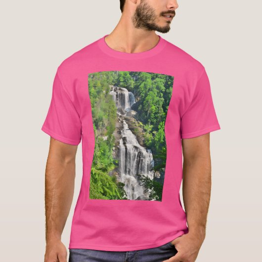 Upper Whitewater Herfsten NC Zomertijd Vertical T-shirt (Voorkant)