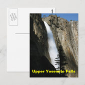 Upper Yosemite Falls in Californië Briefkaart (Voorkant / Achterkant)